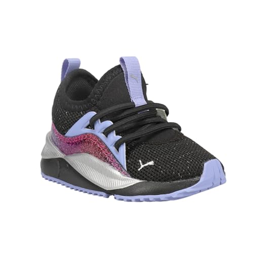 PUMA Toddler Girls Pacer Future Allure Night Out Glitter Slip On Sneakers Shoes Casual - Black2