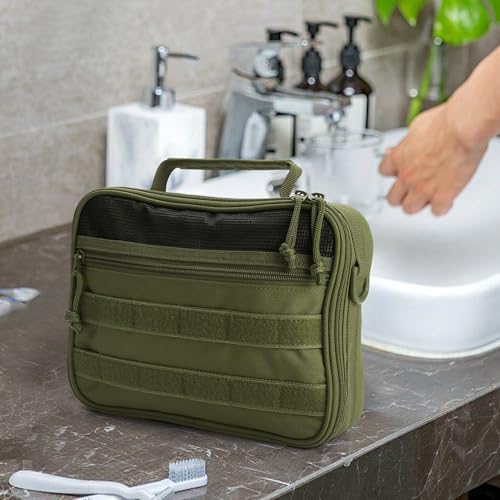 Image of Hanging Toiletry Bag for Men,Travel Toiletry Bag Organizer Dopp Kit