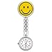 WanuigH Montre infirmière Broche 1x Pendentif Mignon Broche Sourire poupée infirmière Visage Sourire Sporter Montre de Poche (Couleur : Yellow)