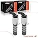 A-Premium 2-PC Engine Variable Valve Timing (VVT) Solenoid Compatible with Audi A4, Q5, Q7, A5, A6, A7, A8, RS3, RS7, S4, S5, S6, S7 Quattro & Volkswagen Touareg