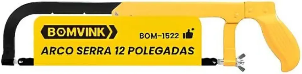 Bomvink Arco de Serra Profissional, 12 Polegadas, 45 cm, Ergonômico