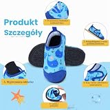 AOOSU Buty do wody dla dzieci, buty do pływania, lekkie skarpetki do wody dla małych dzieci, 8.5 UK Child