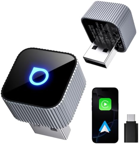 OTTOCAST Mini Slim Wireless CarPlay & Android Auto Adapter