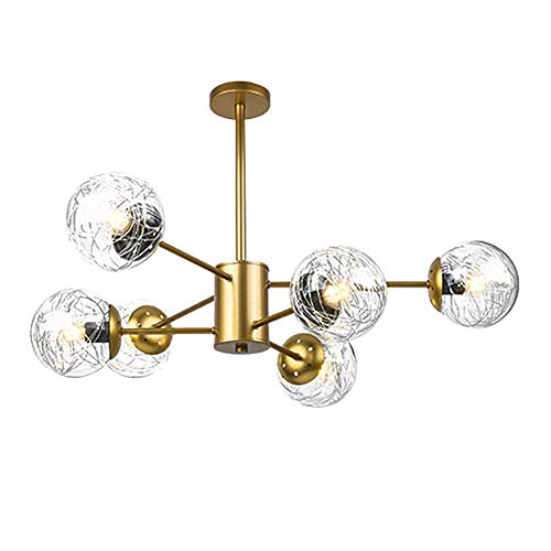 Lustre en verre globe de style boutique haut de gamme pour intérieur