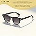 CARFIA Retro Polarized Sunglasses for Men Women UV400 Protection Acetate Small Square Fashion Driving Glasses