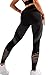INSTINNCT Legging Sport Femme Sexy Pantalon Yoga sans Couture Confortable Elastique Taille Haute Amincissant Pantalon de Sport Slim pour Gym Fitness,# 1 Noir,Small