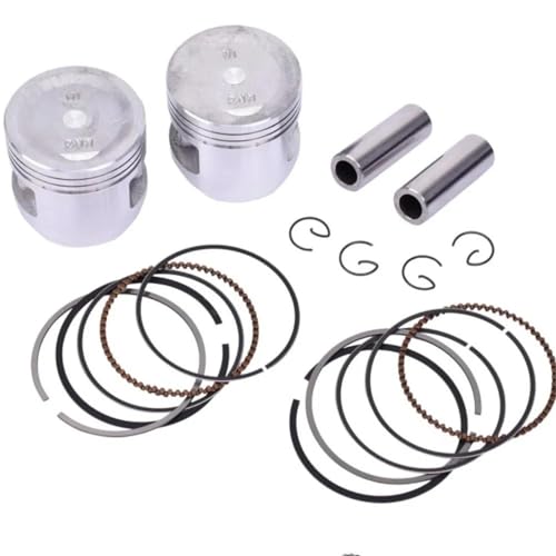 Kit segments piston moto 53mm contre perte puissance CA250 - 7