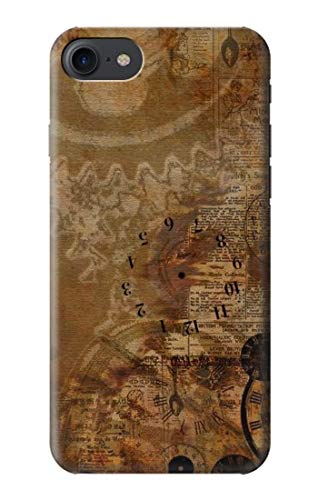 Coque iPhone SE 2020 vintage paper clock pour un look rétro au quotidien