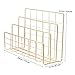 jojofuny 1Pc Light Golden Desktop File Organizer Creative Bookend and Book Stopper for Office and Home Storage Compact and Stylish Design for Organizing Books and Documents