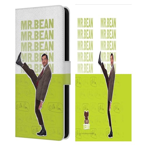 Étui portefeuille S23 FE protège écran rayé et oubli de cartes Mr Bean
