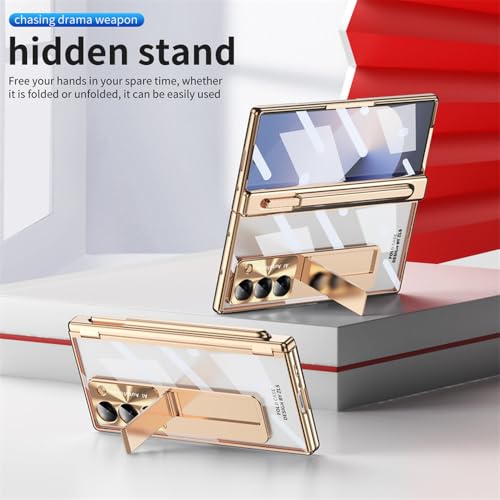 Coque Charnière Galaxy Z Fold 6 5 4 3 Protection Transparente Intégrale 360 - 3