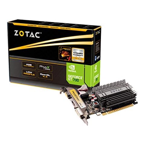 Tarjeta gráfica ZOTAC NVIDIA GeForce GT 730 4 GB GDDR3 Cover