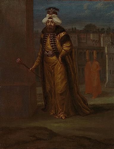 Art portrait pour decoración mural du Sultan Mahmud I Jean Baptiste Vanmour 60x90cm