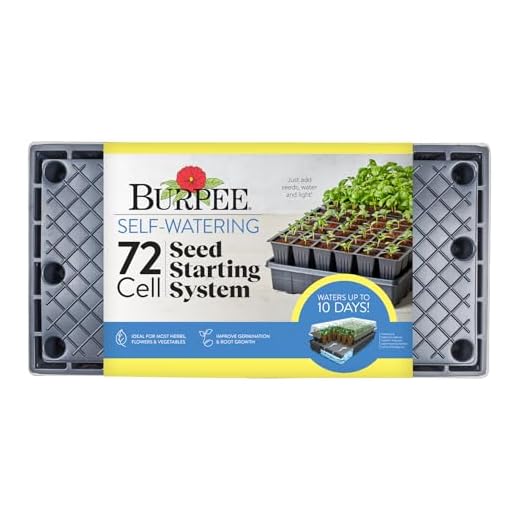Burpee Self-Watering Seed Starter Tray, 72 Cells