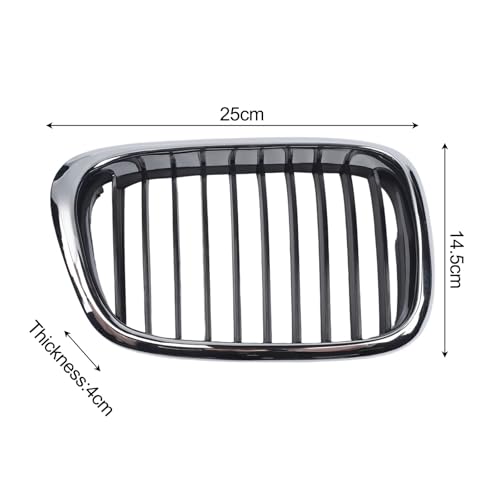 Grille de calandre avant E39 droite remplacement de pare-chocs pour modèle 1997 à 2003 - 4