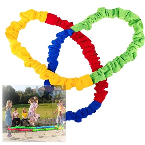 Cuerda elástica de forro polar para juegos dinámicos en el parque infantil