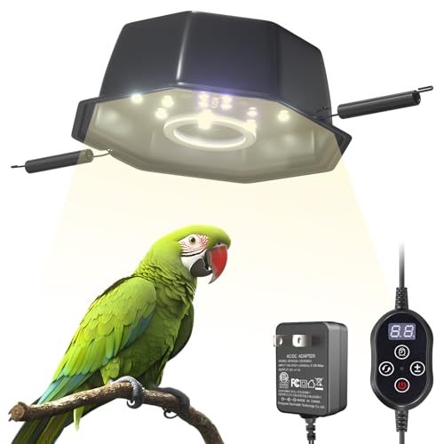 GlowUp 10W Bird Cage Light, Full Spectrum Light...