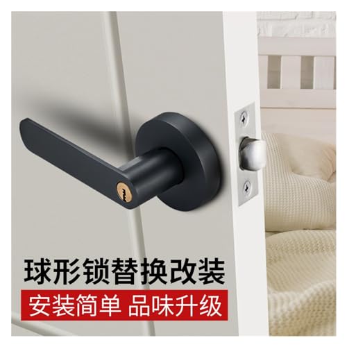 Serrure bouton dorée pour préserver l'intimité de la salle de bain - 3