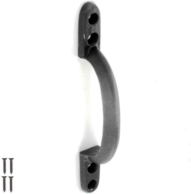 Black Cast Iron Door Pull Handle
