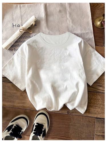 SweatyRocks Girl's Lemon Letter Graphic T Shirt Short Sleeve Casual Crewneck Tee Tops2