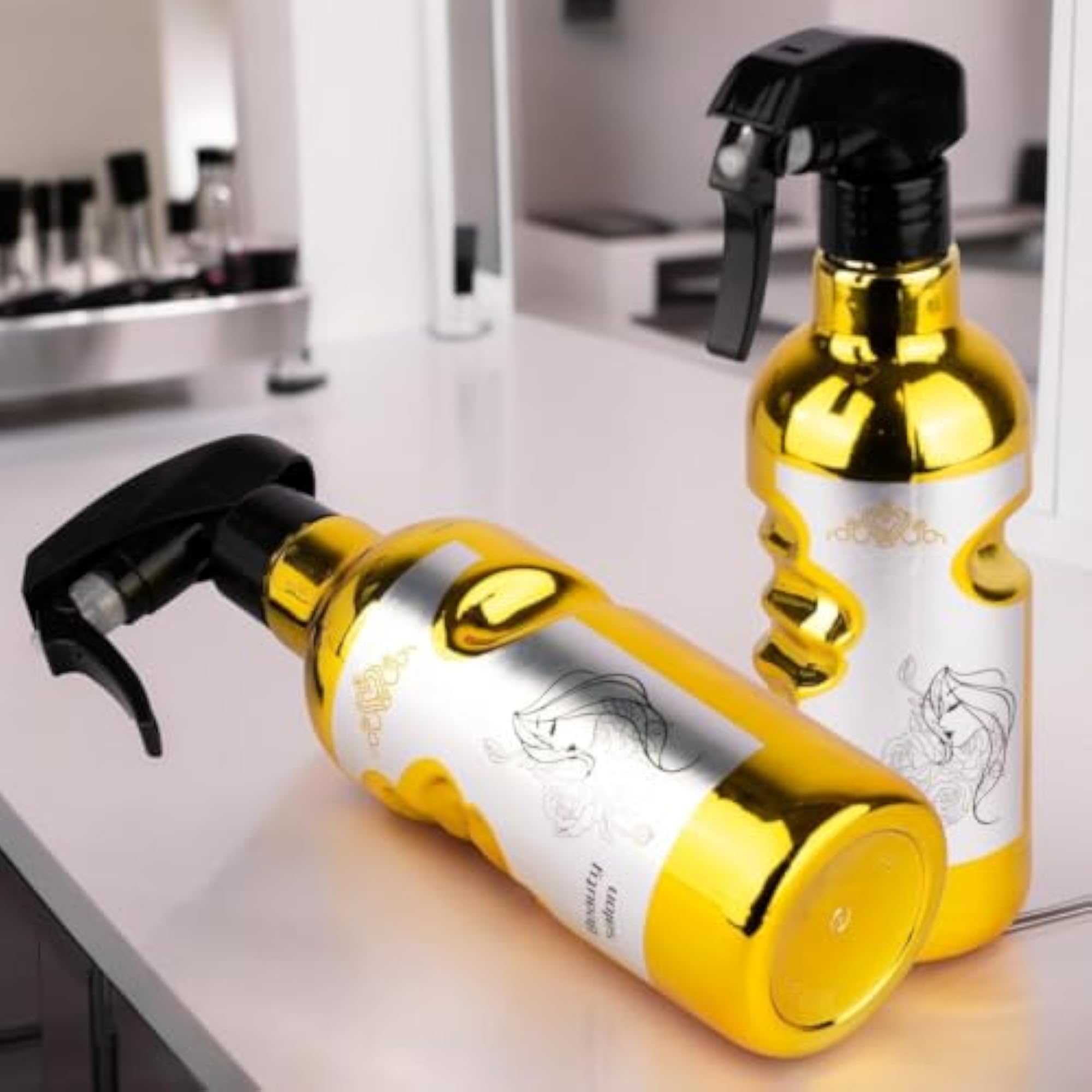 Modern 500 Ml Refillable Mist Spray Bottle for Salon Use