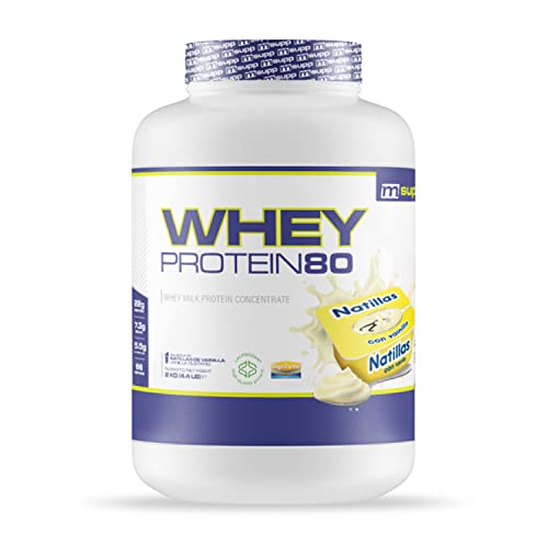 Mm Supplements - Whey Protein80-2 Kg - Natillas Vainilla - Suplemento Deportivo Puro De Calidad - Proteína Whey - Con Lacprodan De Arla Y Suero Mm Supplements - Whey Protein80-2 Kg - Natillas Vainilla - Suplemento Deportivo Puro De Calidad - Proteína Whey - Con Lacprodan De Arla Y Suero