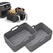 2 Pack Air Fryer Silicone Liners, Accessories for Ninja AF300UK AF400UK