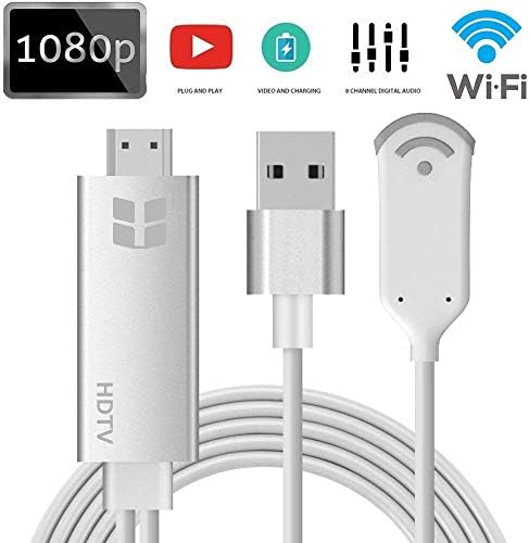 Wireless Display Cable Adapter DIWUER WiFi Wireless HDMI Dongle 1080P Mirascreen HDTV Adapter Support DLNA Miracast AirPlay Mirroring Screen for iOS Android Smartphones Wiondows MacOS Laptops