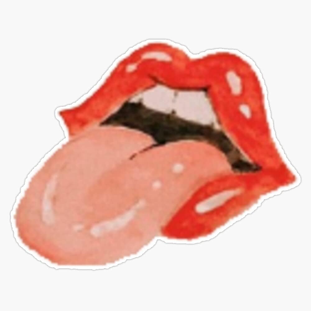 Magnet Tongue Out Magnet Bumper Sticker Car Magnet Flexible Reuseable Magnetic Vinyl 5"