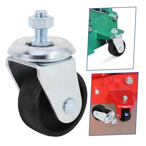 Roue de cric horizontal de remplacement robuste diametre 61mm en acier et plastique - 7