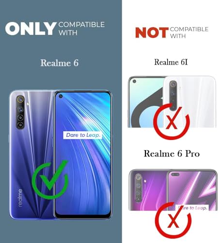 Image of Jkobi Back Cover Case for Realme 6 (Matte Finish Silicone with Inside Fiber Cloth)