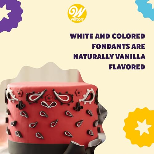Wilton W7102-04 Decorator Preferred Fondant 24oz, 24 ounce, Red