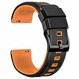 Ritche Christmas Stocking Stuffers 22mm Silicone Watch Band Quick Release Rubber Watch Bands for Men