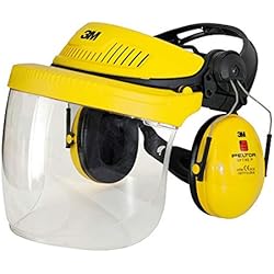 Seguridad Auditiva Industrial 3M G500V5F11H510-GU - G500 combinación industrial: Arnés G500-GU, pantalla 5F-11 y orejeras Optime I (P3E) amarillo