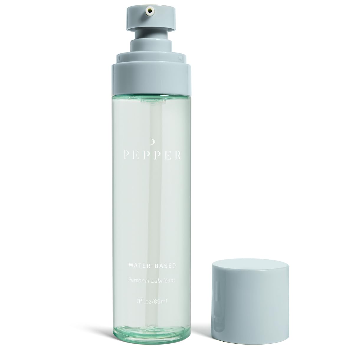 Pepper Water-Based Lubricant - Fragrance Free - Paraben Free - Non-staining - Solo & Couple's Play - Made in The USA