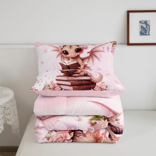 Housse de couette dragon douce en microfibre brossée lavable - 5