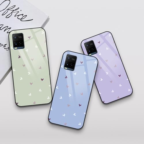 Image of COLORflow Back Cover Compatible with Vivo Y21 2021 / Y33s / Y21s | Family of Hearts Customized | Shockproof TPU Bumper with Camera Protection Back Cover Compatible with Vivo Y21 2021 / Y33s / Y21s