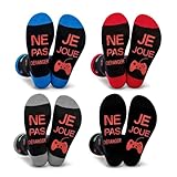 jeu frantic Antidérapant: conçu pour maintenir la chaussette en place pendant toutes les activités. Évite de glisser sans être trop serré et assure un maintien stable sans inconfort.