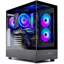 Skytech Gaming Azure 3 Gaming PC، AMD Ryzen 7 7700 3.8GHz، NVIDIA RTX 5060 Ti 16GB VRAM، 1TB Gen4 NVMe SSD، 32GB DDR5 RAM 6000، 650W Gold PSU، WI-FI 5، Windows 11، سطح المكتب