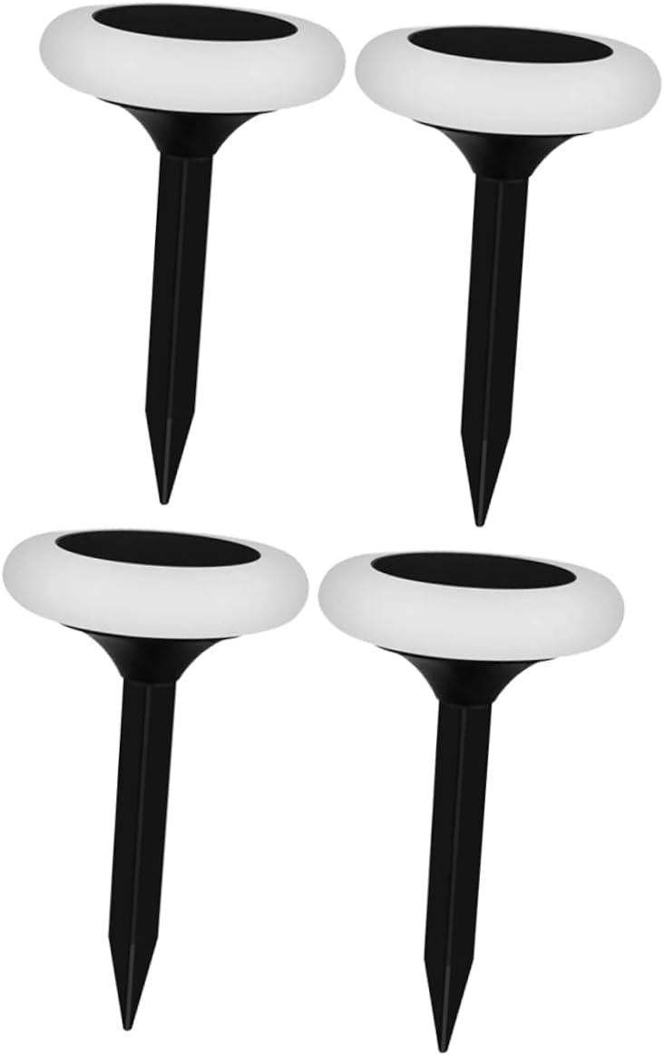 NUOBESTY 4pcs Garden Solar Lights Dusk to Dawn Outdoor Lighting Solar Garden Decor for Outside