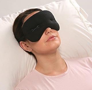 IMAK Compression Pain Relief Mask and Eye Pillow, Cold Therapy Headache, Migraine, Sinus Pain, Patented, Universal Size, Great for Travel & Sleep, Blocks Out Light