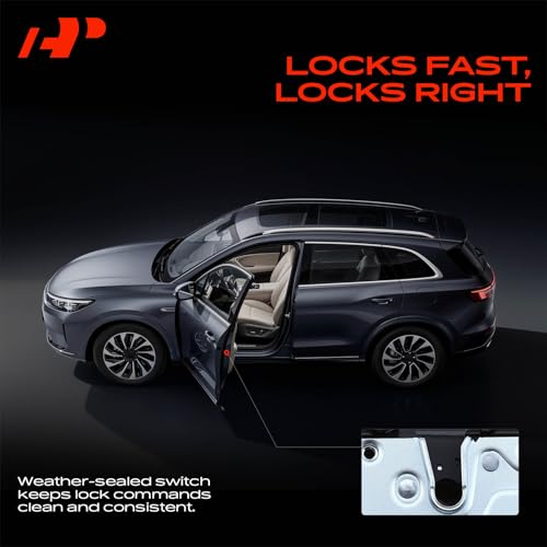 Image of A-Premium Front Left Driver Side Door Lock Actuator Compatible with Buick Lucerne 2006-2010 Sedan, for Model Without Anti-Theft Package, 5 Pins Connector