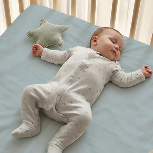Image of Plushii Crib Sheets for Boys Girls,Baby Crib Sheets Fitted 4PK for Standard Crib and Toddler Bed Mattress,52 inchx28 inchSoft Breathable Microfiber Crib Mattress Cover with Cute Patterns, Fauna