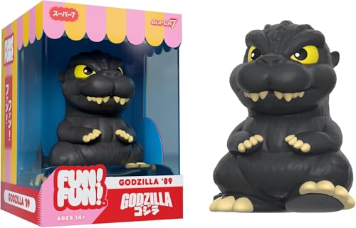 Super7 Fun! Fun! Toho Godzilla '89 Vinyl Figure - 5' Toho Godzilla Action Figure Kaiju - Classic Movie Monster Fans Collectibles & Retro Toys - Movie...