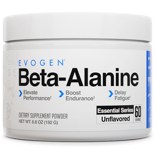 Evogen Beta-Alanine - Performance Enhancer | Boost Endurance, Delay Fatigue | Unflavored | 60 Servings