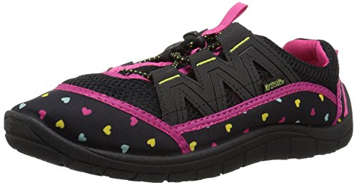 Northside Girl's Brille II Water Shoe, Black/Fuchsia, Size 6 M US Big Kid