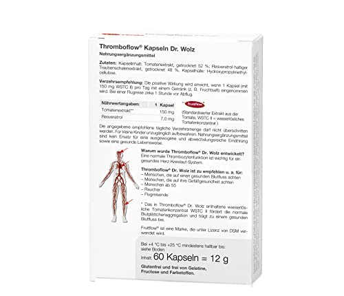 Thromboflow Kapseln für einen gesunden Blutfluss