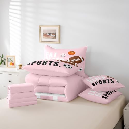 Image of Feelyou Football Comforter Set King Size Kids Boys Girls