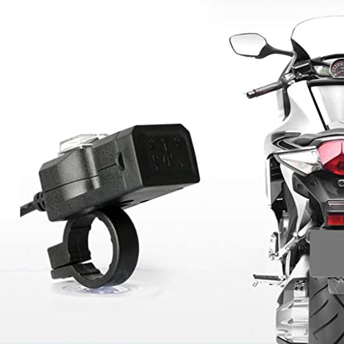 Ronyme Motocicleta 12V USB, Tomada para Carregador E Kits de Rack, Fácil de - 9-90V