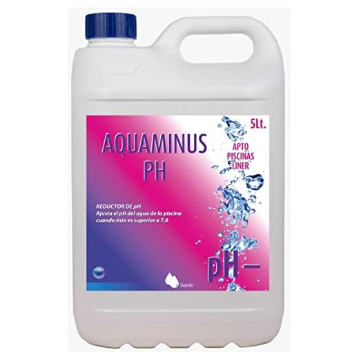 pH- Reductor de pH para Piscinas AQUAMINUS 5 litros